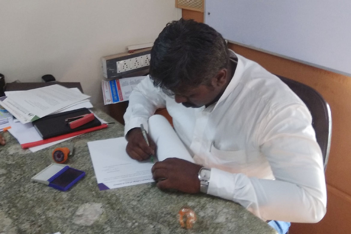 Mou with Ganesh College Salem